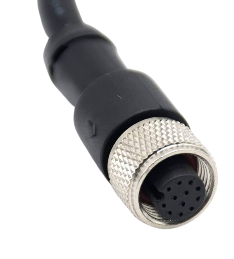 CONECTOR TERMOSOLDADO RECTO HEMBRA M12 4 PINES - CT M12/12 PUR5 H